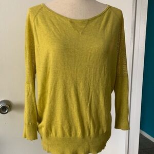 August Silk Chartreuse Sweater